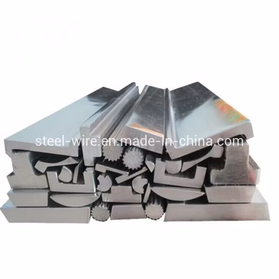 Fio de mola de aço inoxidável Fio de perfil de aço inoxidável com formato especial